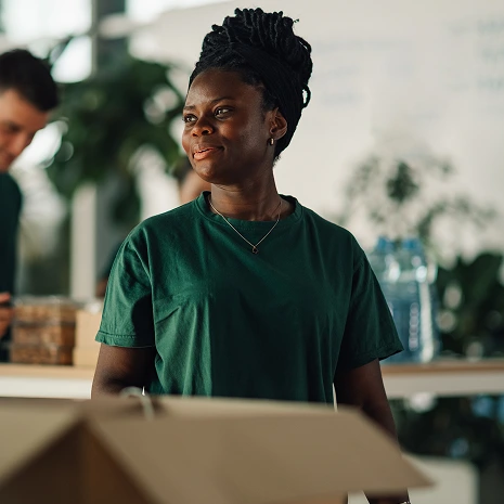 Professional woman working