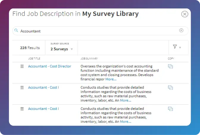 Job descriptions by last approved date